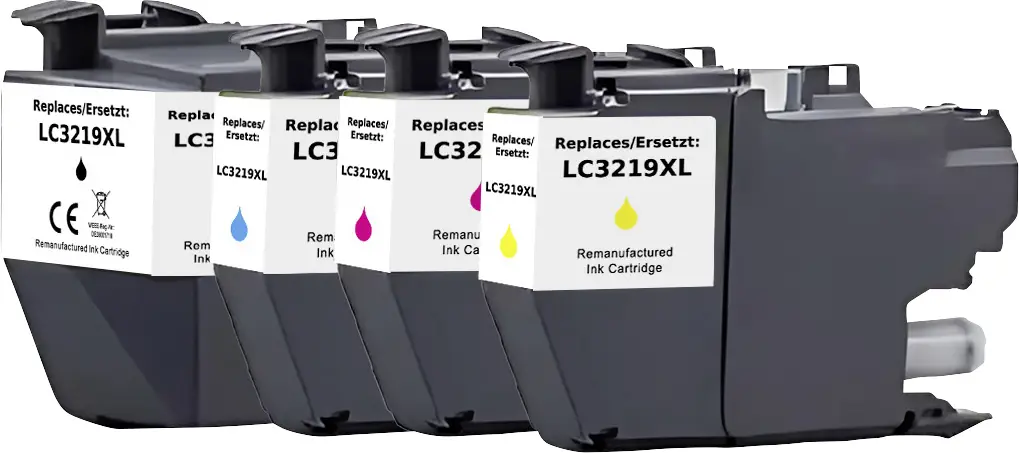 Renkforce Ink náhradní Brother LC-3219XLBK, LC-3219XLC, LC-3219XLM, LC-3219XLY kompatibilní kombinované balení černá, azurová, purppurová, žlutá Renkforce Ink náhradní Brother LC-3219XLBK, LC-3219XLC, LC-3219XLM, LC-3219XLY kompatibilní kombinované balení černá, azurová, purppurová, žlutá