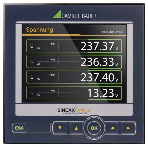 Camille Bauer SINEAX AM1000 síťový analyzátor Camille Bauer SINEAX AM1000 síťový analyzátor