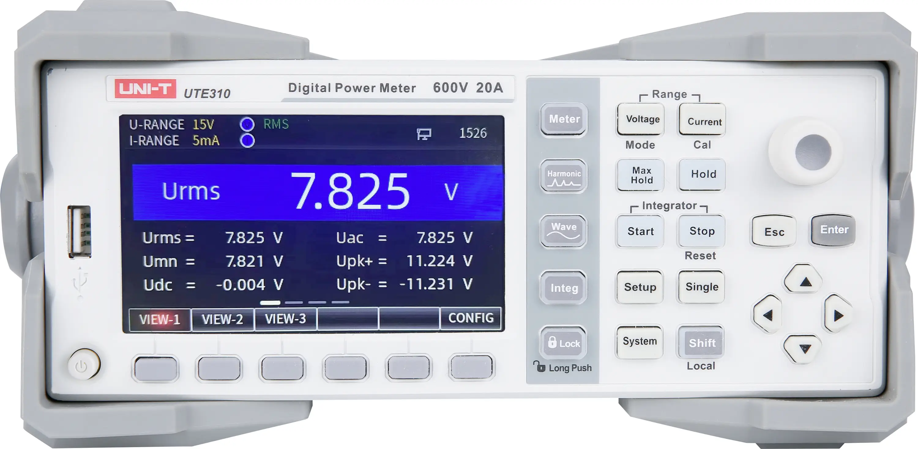 Uni-T UTE310HG měřič výkonu a analyzátor el. sítě, 182700300007X Uni-T UTE310HG měřič výkonu a analyzátor el. sítě, 182700300007X