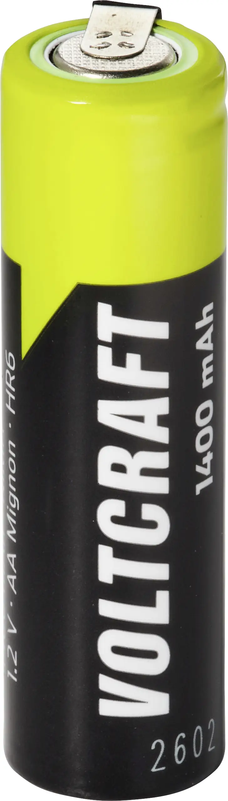 VOLTCRAFT akumulátor AA AA pájecí špička ve tvaru U, odolné vůči vysokým proudům Ni-MH 1.2 V 1400 mAh 1 ks VOLTCRAFT akumulátor AA AA pájecí špička ve tvaru U, odolné vůči vysokým proudům Ni-MH 1.2 V 1400 mAh 1 ks
