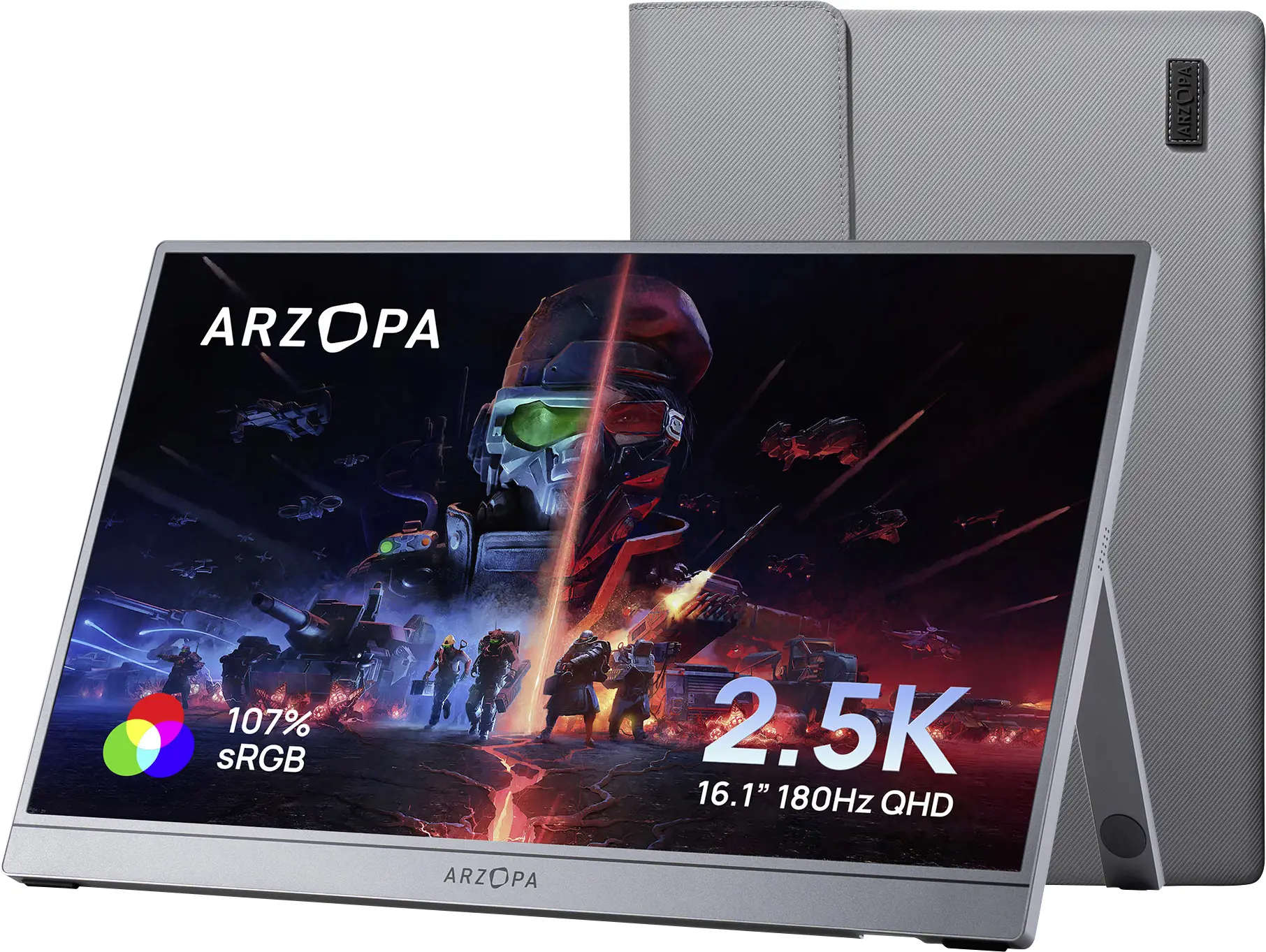 Arzopa Přenosný monitor 40.9 cm (16.1 palec)2560 x 1440 Pixel, 16:9, 25 ms, IPS LCD Arzopa Přenosný monitor 40.9 cm (16.1 palec)2560 x 1440 Pixel, 16:9, 25 ms, IPS LCD