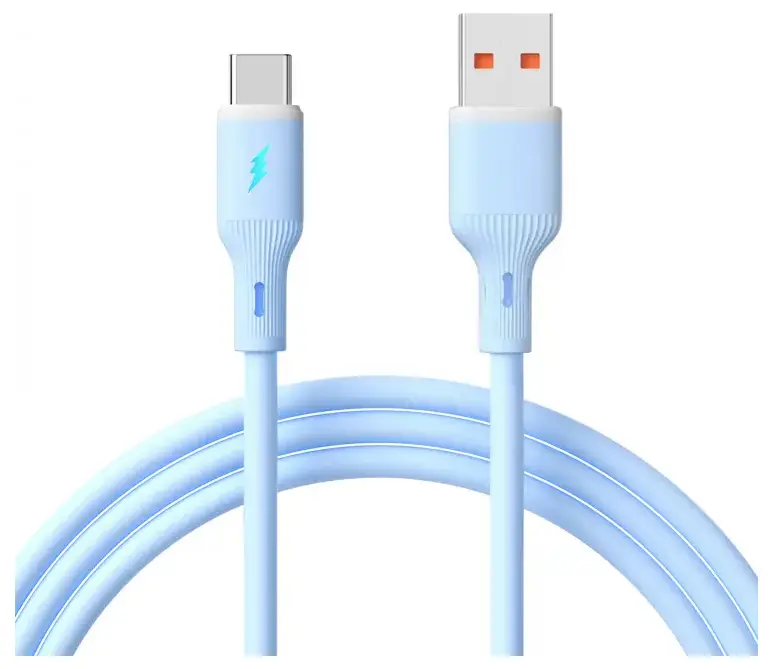 Akyga USB kabel USB 2.0 USB-A zástrčka, USB-C ® zástrčka 1 m modrá s LED AK-USB-63 Akyga USB kabel USB 2.0 USB-A zástrčka, USB-C ® zástrčka 1 m modrá s LED AK-USB-63
