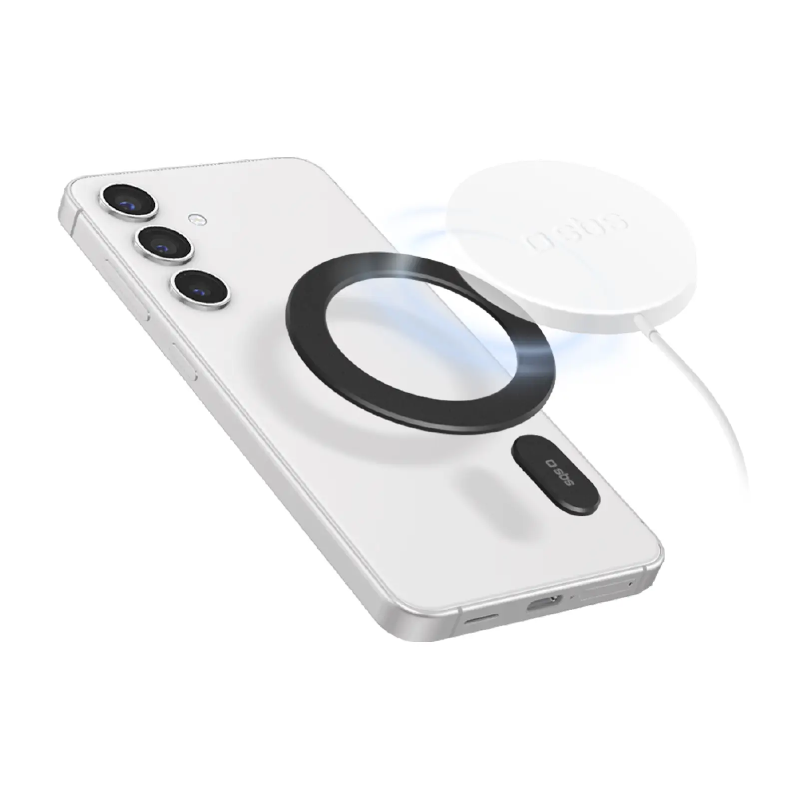 sbs mobile Magnetický kroužek MagSafe černá sbs mobile Magnetický kroužek MagSafe černá
