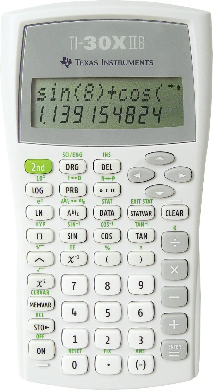 Texas Instruments Schulrechner TI-30 X II B školní počítač, šedá Texas Instruments Schulrechner TI-30 X II B školní počítač, šedá