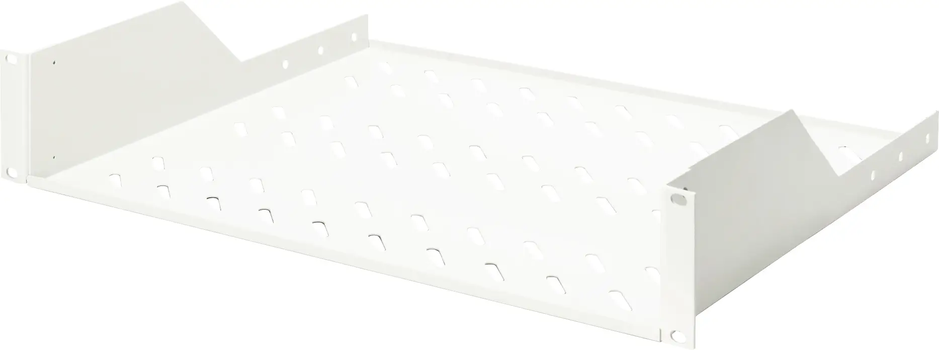 Digitus DN-97610 19 palec Dno regálu pro síťové rozvodné skříně 2 U Vhodné pro hloubku skříně: od 450 mm světle šedá, šedá