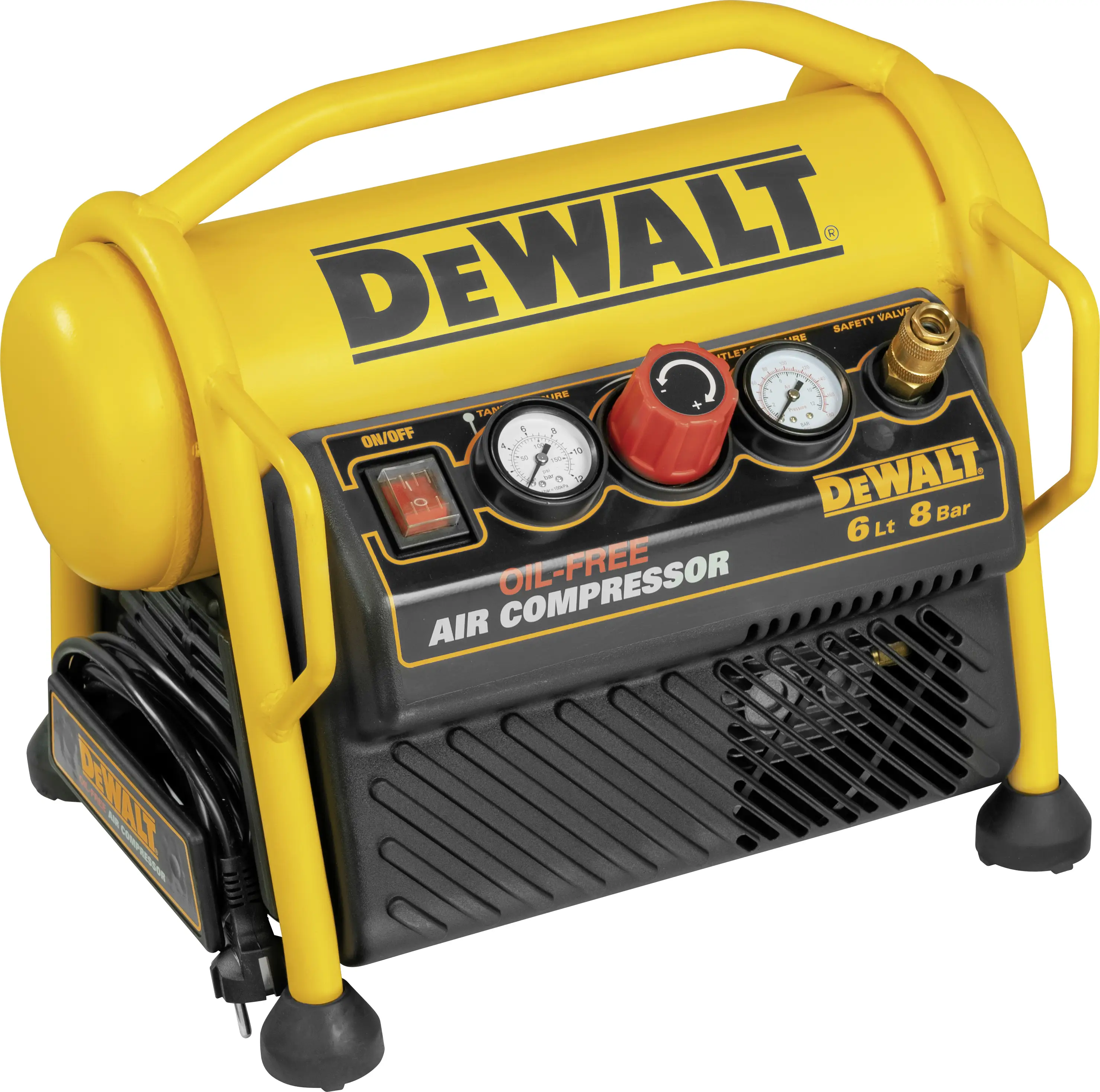 DEWALT pístový kompresor DPC6MRC-QS 6 l 8 bar DEWALT pístový kompresor DPC6MRC-QS 6 l 8 bar