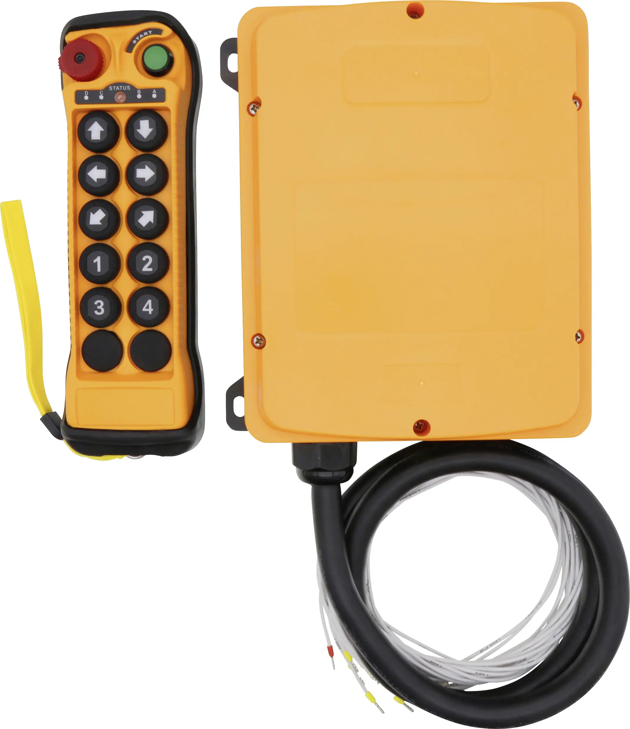 TRU COMPONENTS TC-Q1000 110-460V TC-14232308 Průmyslové dálkové ovládání, 10 kanálů, 110 - 460 V. 1 sada