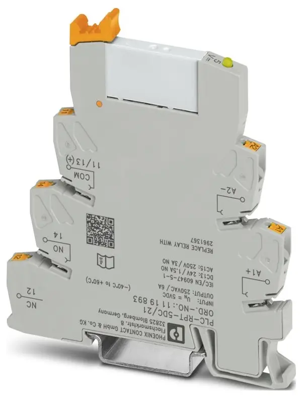 Phoenix Contact PLC-RPT- 5DC/21 Relé modul 1 přepínací kontakt Piece 10 ks Phoenix Contact PLC-RPT- 5DC/21 Relé modul 1 přepínací kontakt Piece 10 ks