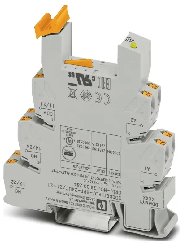Phoenix Contact PLC-BPT- 24UC/21-21 patice pro relé (š x v x h) 14 x 80 x 94 mm, Piece, 10 ks