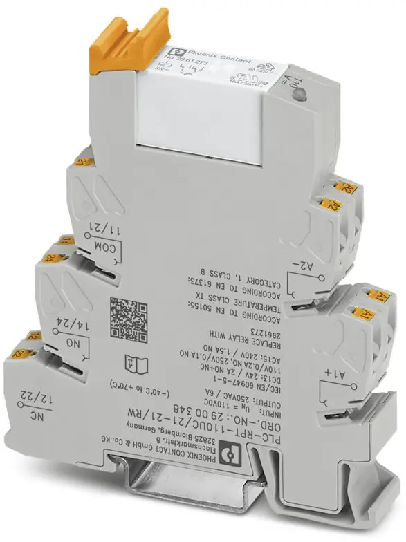 Phoenix Contact PLC-RPT-110UC/21-21/RW Relé modul 2 přepínací kontakty Piece 1 ks Phoenix Contact PLC-RPT-110UC/21-21/RW Relé modul 2 přepínací kontakty Piece 1 ks