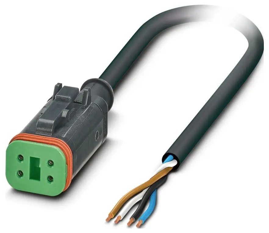 Phoenix Contact SAC-4P-10,0-PUR/DTFS Kabel pro senzor/aktor, 1415011, piny: 4, 10 m, 1 ks Phoenix Contact SAC-4P-10,0-PUR/DTFS Kabel pro senzor/aktor, 1415011, piny: 4, 10 m, 1 ks