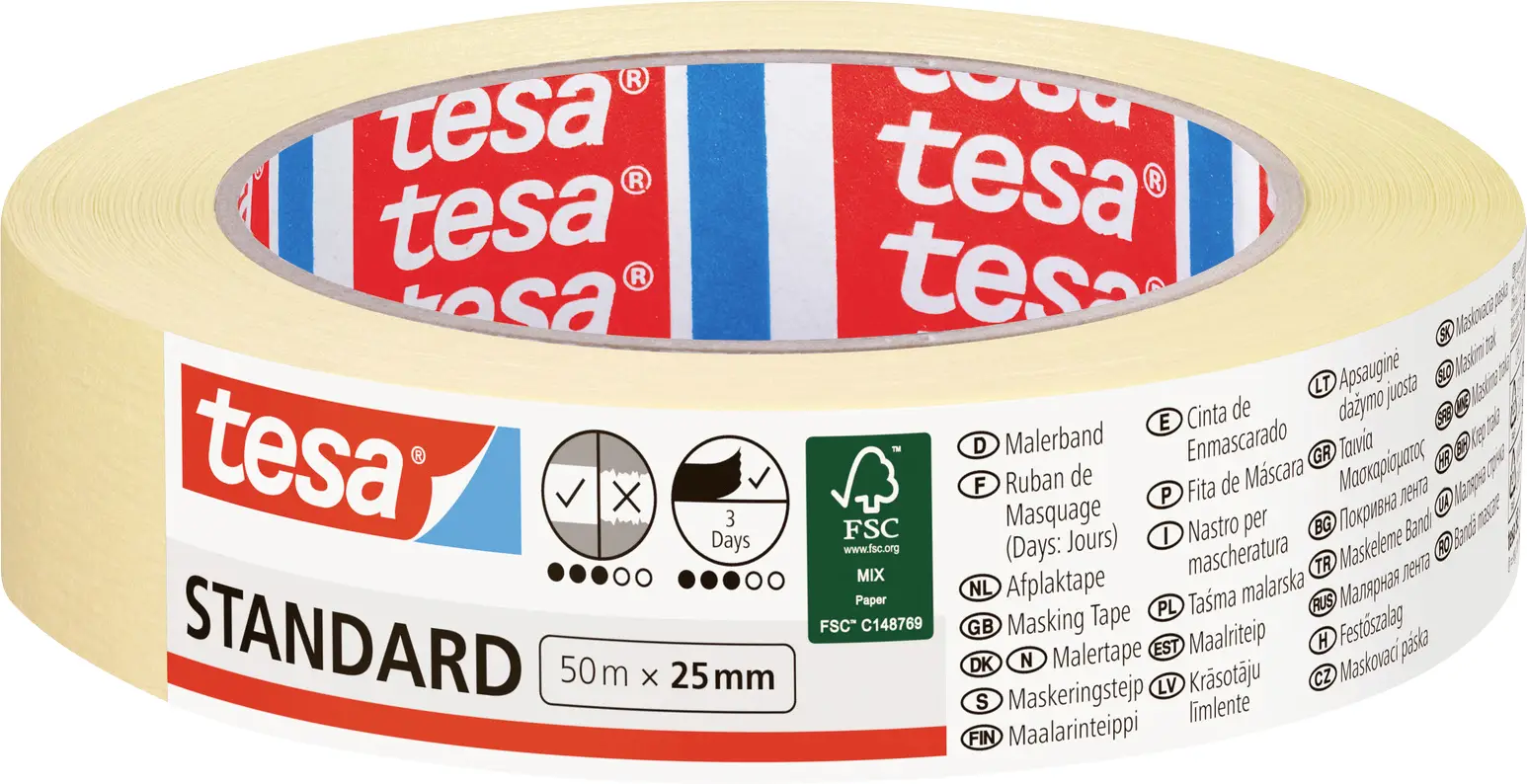 tesa 05086-00000-04 malířská krycí páska (d x š) 50 m x 25 mm 1 ks tesa 05086-00000-04 malířská krycí páska (d x š) 50 m x 25 mm 1 ks