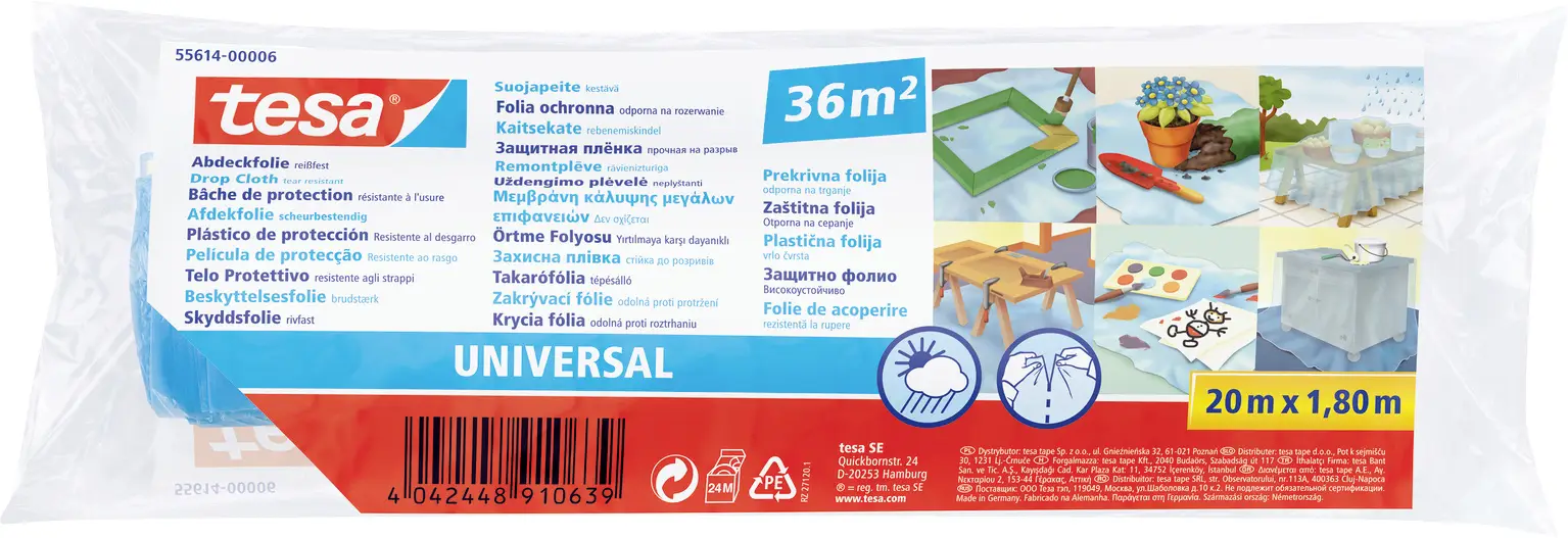 tesa 55614-00006-01 krycí fólie tesa® (d x š) 20 m x 1800 mm 1 ks tesa 55614-00006-01 krycí fólie tesa® (d x š) 20 m x 1800 mm 1 ks