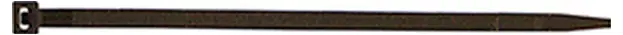 Intercable 183164, ICC61151, stahovací pásky, 2.5 mm, 100 mm, černá, s plastovými kleštěmi, 1 ks