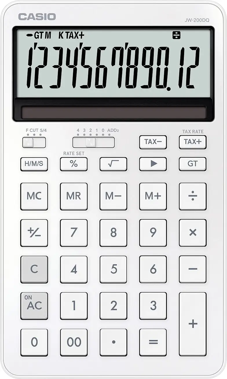 Casio stolní kalkulačka, bílá Casio stolní kalkulačka, bílá