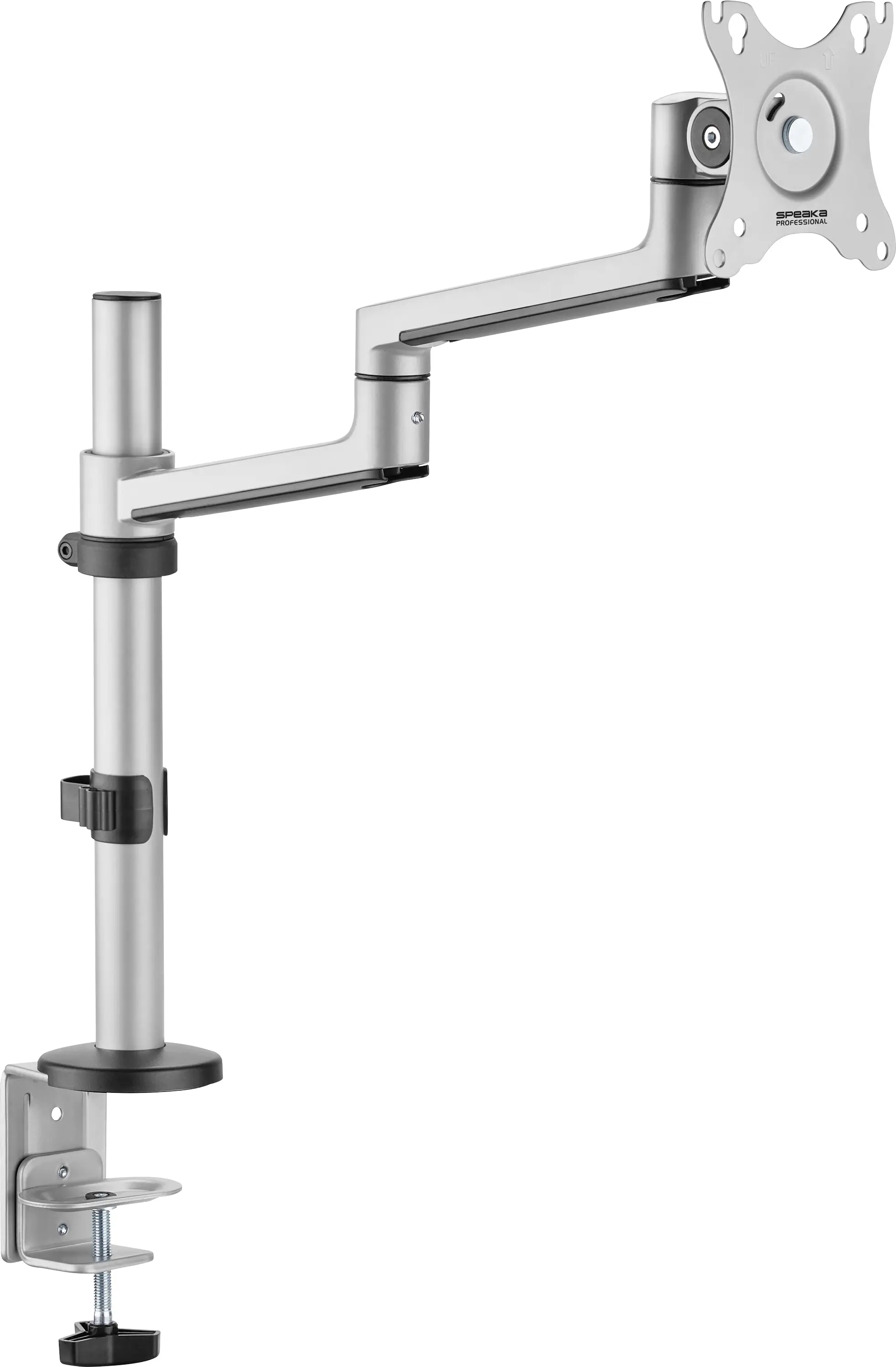 SpeaKa Professional SP-MM-1060 držák na stůl pro monitor 1 Displej: (s) 43,2 cm (17) - 81,3 cm (32) hliník naklápěcí, nakláněcí, nastavitelná výška SpeaKa Professional SP-MM-1060 držák na stůl pro monitor 1 Displej: (s) 43,2 cm (17) - 81,3 cm (32) hliník naklápěcí, nakláněcí, nastavitelná výška