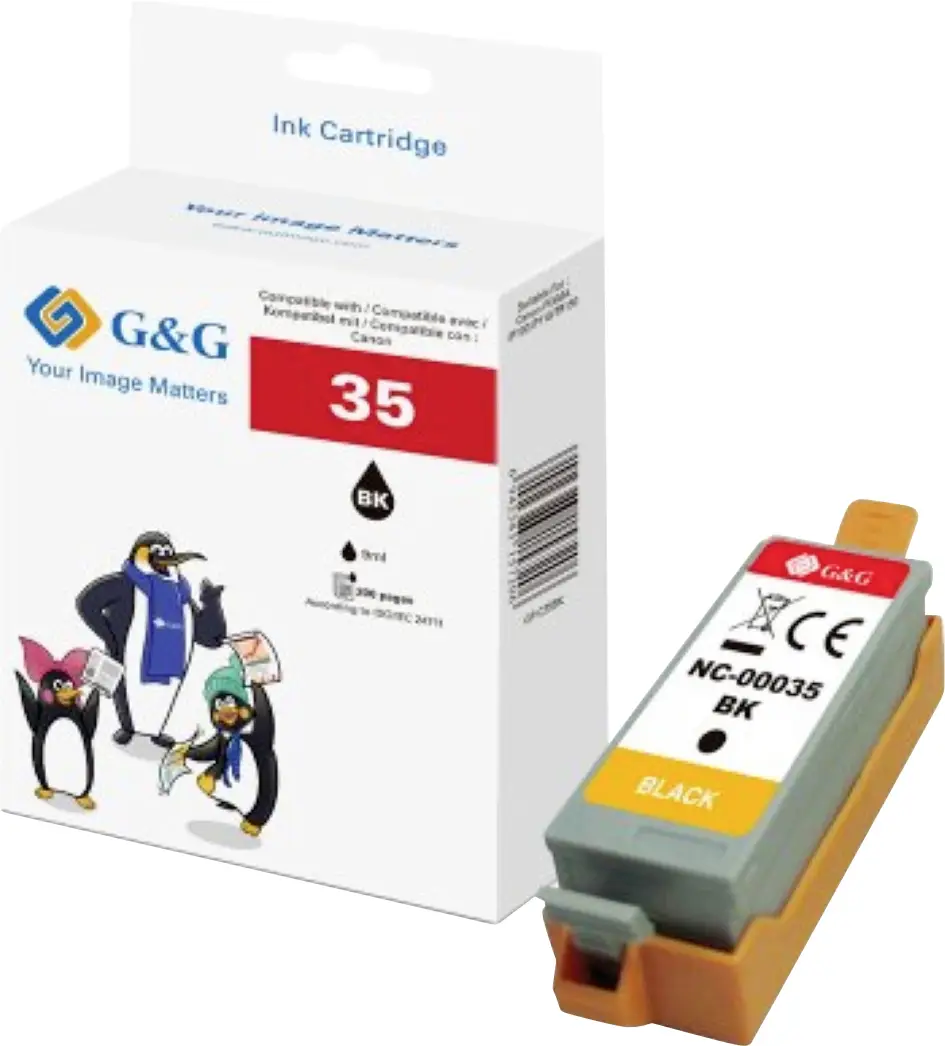 G&G Ink kompatibilní černá GP-C35BK G&G Ink kompatibilní černá GP-C35BK