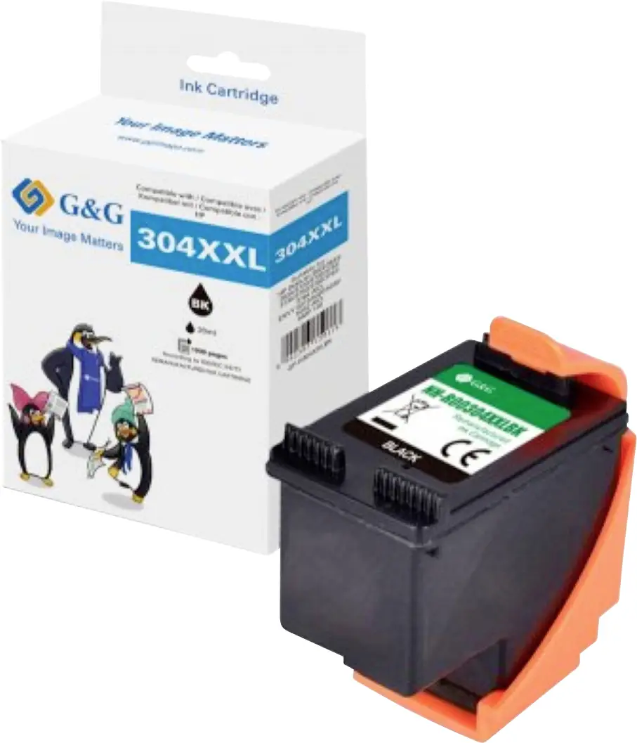 G&G Ink kompatibilní černá NH-RC0304XLBK-T GP-H304XXLBK G&G Ink kompatibilní černá NH-RC0304XLBK-T GP-H304XXLBK