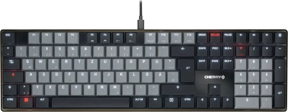 CHERRY CHERRY TAS KEY KC 500 Corded, Mechanical klávesnice německá, QWERTZ černá CHERRY CHERRY TAS KEY KC 500 Corded, Mechanical klávesnice německá, QWERTZ černá
