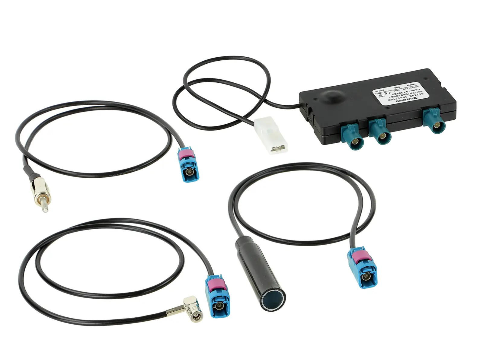 ACV adaptér pro autoanténu, DAB/UKW splitter Zásuvka SMB ploché provedení 15-7562030 ACV adaptér pro autoanténu, DAB/UKW splitter Zásuvka SMB ploché provedení 15-7562030