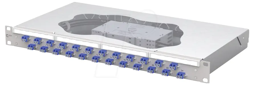 Metz Connect OpDAT fix2 Patchfeld splice 24xLC-D OS2 patch panel 483 mm (19) Kabel 1 U světle šedá osazený Metz Connect OpDAT fix2 Patchfeld splice 24xLC-D OS2 patch panel 483 mm (19) Kabel 1 U světle šedá osazený