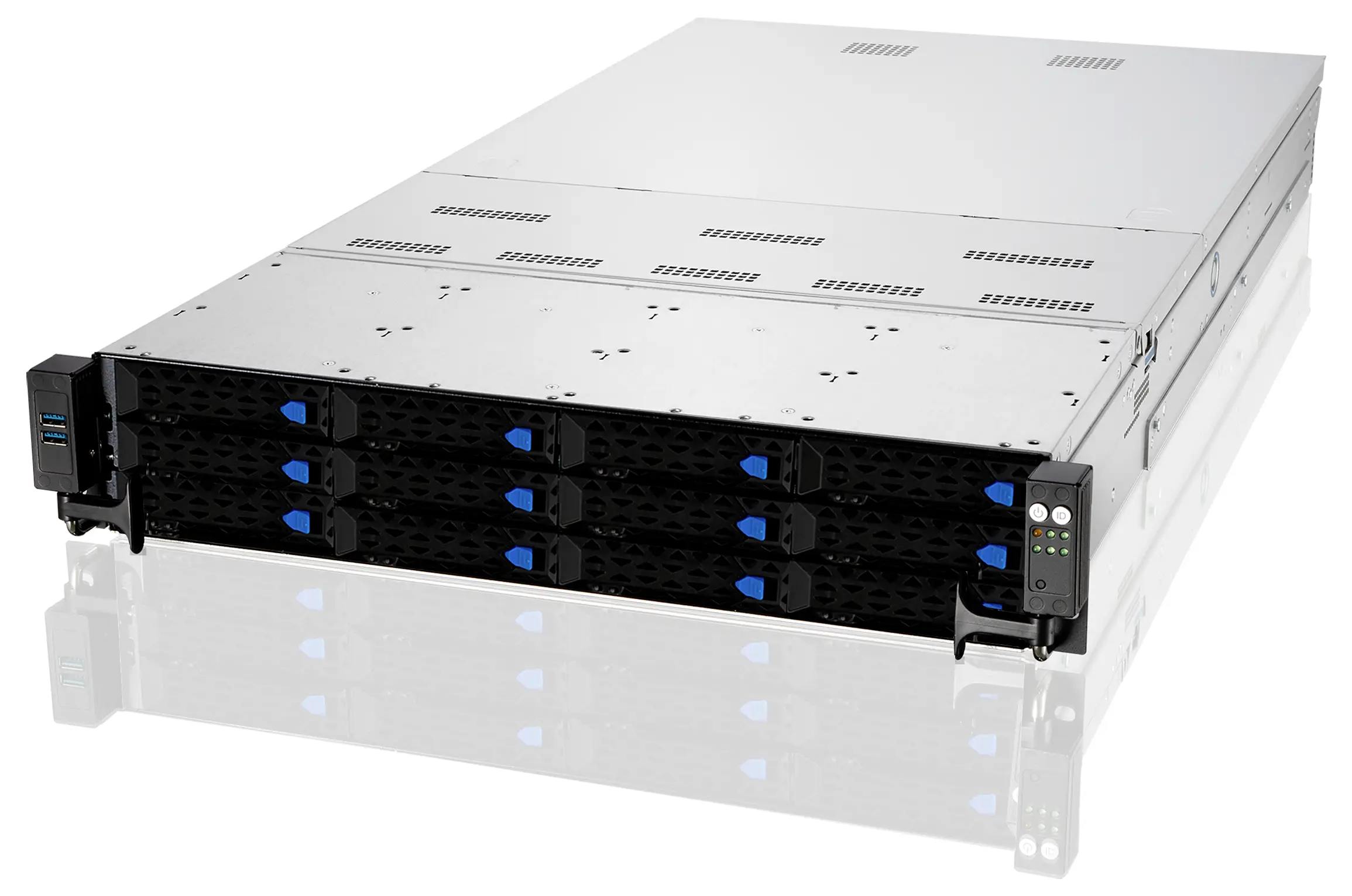 Asus server ASUS RS700A-E13-RS12U/2KW/12N/O 2.5 cm (1 palec) 64 MB 90SF0451-M004A0