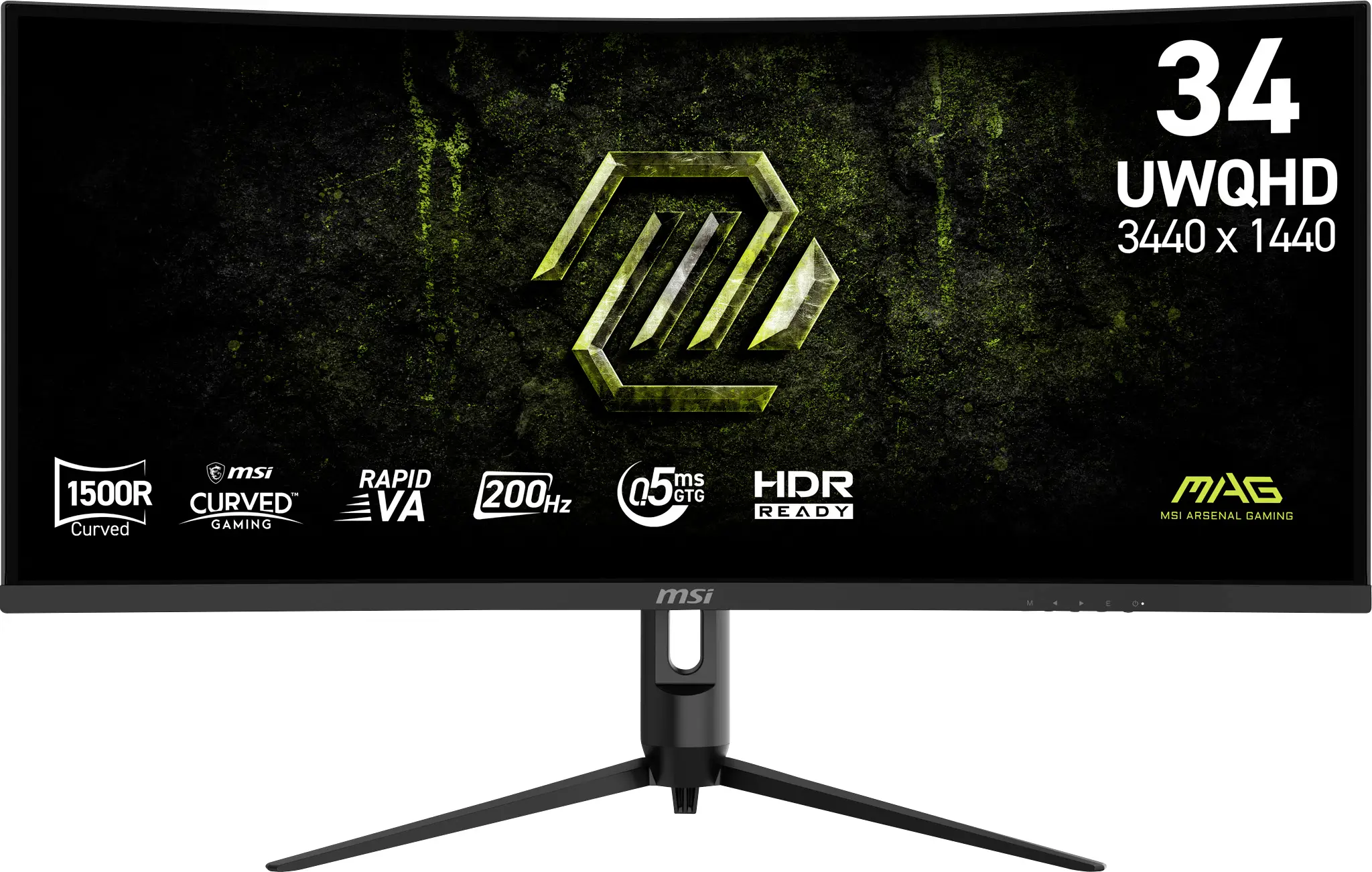 MSI MAG 342CQRFDE E20 herní monitor 86.4 cm (34 palec)3440 x 1440 Pixel, 21:9, 0.5 ms, VA LED MSI MAG 342CQRFDE E20 herní monitor 86.4 cm (34 palec)3440 x 1440 Pixel, 21:9, 0.5 ms, VA LED