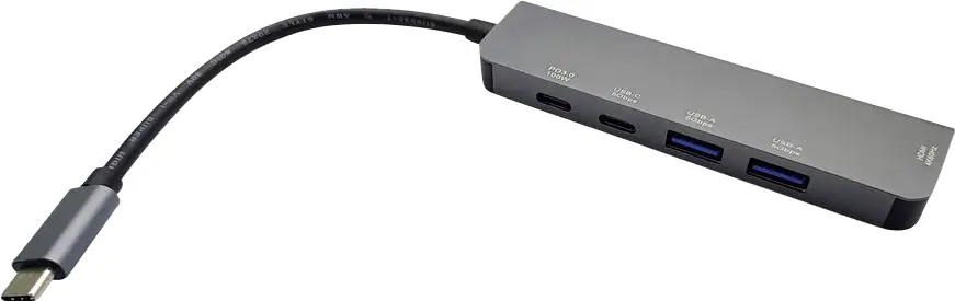 Value USB 2.0 adaptér [1x USB-C® - 5x HDMI®, USB A, USB-C®] VALUE USB Typ C Dockingstation, HDMI 4K6 0.1 m 4K UHD