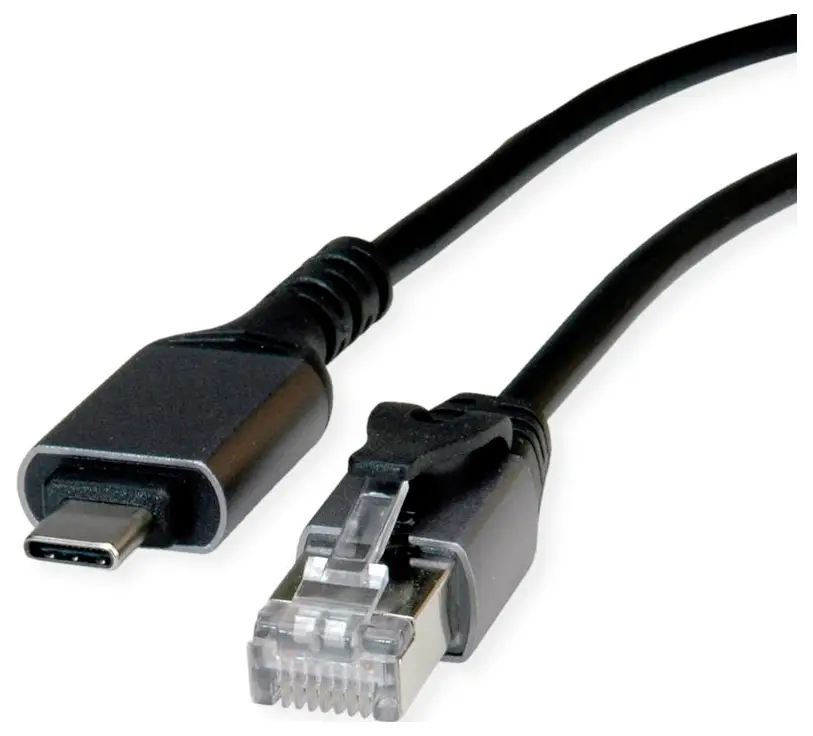 Value Adaptérový kabel USB-C® na RJ45 USB 3.2 Gen2 USB-C ® zástrčka, konektor rj45 3 m černá 12.99.1168 Value Adaptérový kabel USB-C® na RJ45 USB 3.2 Gen2 USB-C ® zástrčka, konektor rj45 3 m černá 12.99.1168