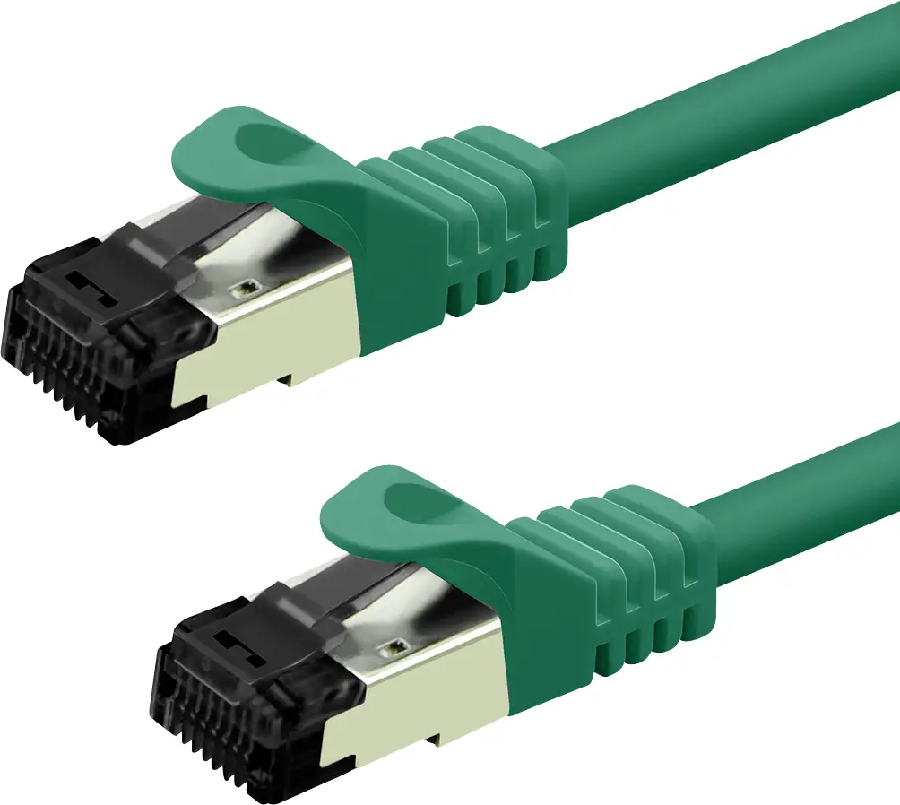 Value 21.99.1831 RJ45 síťové kabely, propojovací kabely CAT 8.1 S/FTP 1 m zelená 1 ks