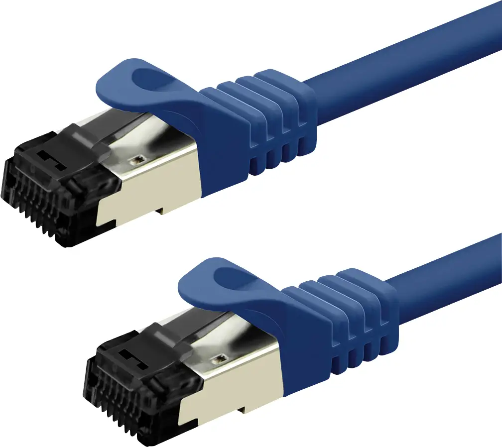 Value 21.99.1852 RJ45 síťové kabely, propojovací kabely CAT 8.1 S/FTP 2 m modrá 1 ks