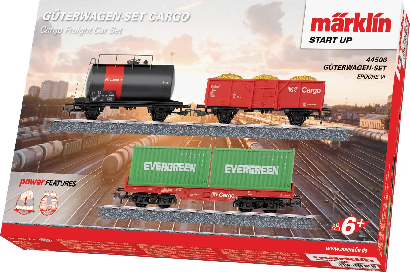 Märklin Start up 044506 nákladní vagony, model, cisterny, model, Kontejnerový vagon AC
