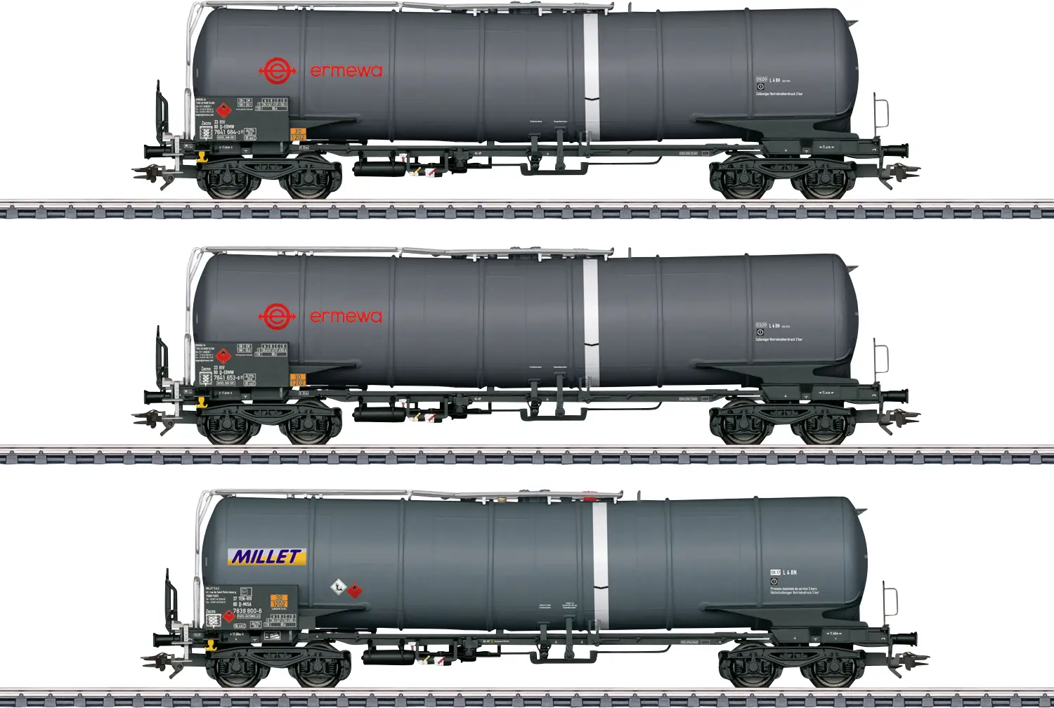 Märklin 047551 nákladní vagony, model, cisterny, model AC