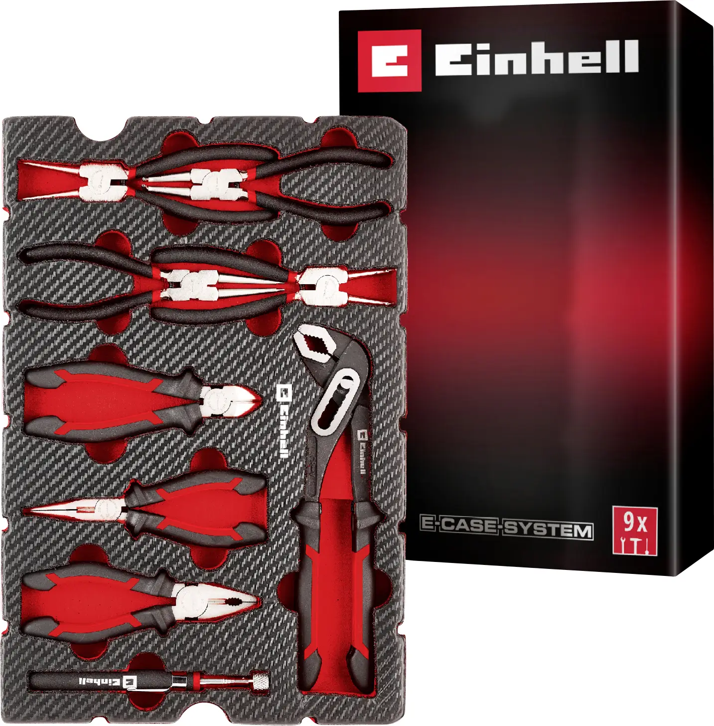 Einhell Zangen-Set 9-tlg.Einleger Pad, 370522 vložka Einhell Zangen-Set 9-tlg.Einleger Pad, 370522 vložka