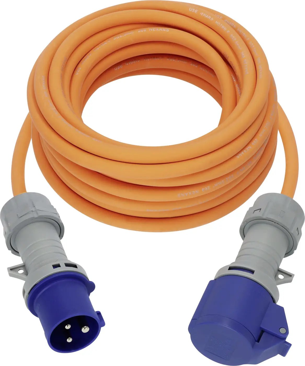 Brennenstuhl 1167650410 napájecí Kempingový prodlužovací CEE kabel, modrá, šedá, oranžová, 10 m Brennenstuhl 1167650410 napájecí Kempingový prodlužovací CEE kabel, modrá, šedá, oranžová, 10 m