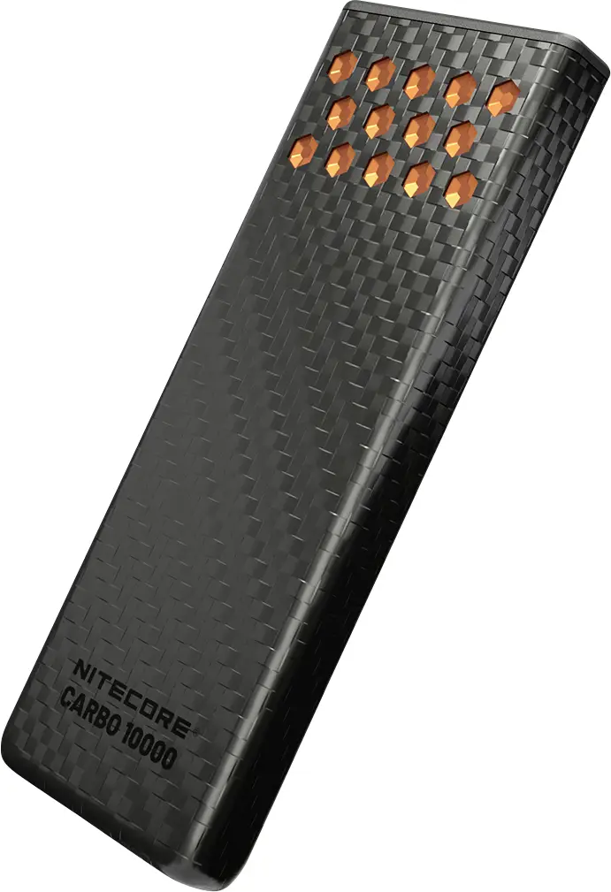 NiteCore powerbanka Li-Ion, 10000 mAh, Průchozí nabíjení, USB-C®, oranžová, antracitově šedá, Venkovní, Možnost současného nabíjení a vybíjení NiteCore powerbanka Li-Ion, 10000 mAh, Průchozí nabíjení, USB-C®, oranžová, antracitově šedá, Venkovní, Možnost současného nabíjení a vybíjení
