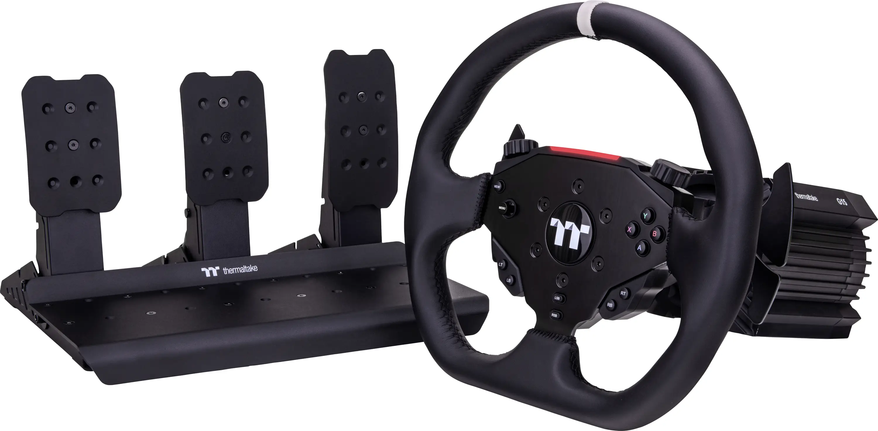 Thermaltake G15 Direct Drive Racing Wheel with Pedals Bundle Modul volantu PC černá vč. pedálů
