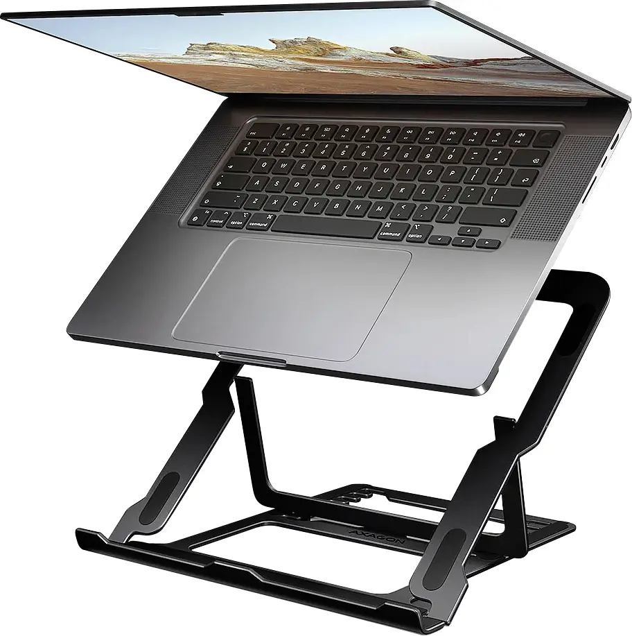 AXAGON podložka pod notebook nastavitelná výška, sklopné AXAGON podložka pod notebook nastavitelná výška, sklopné