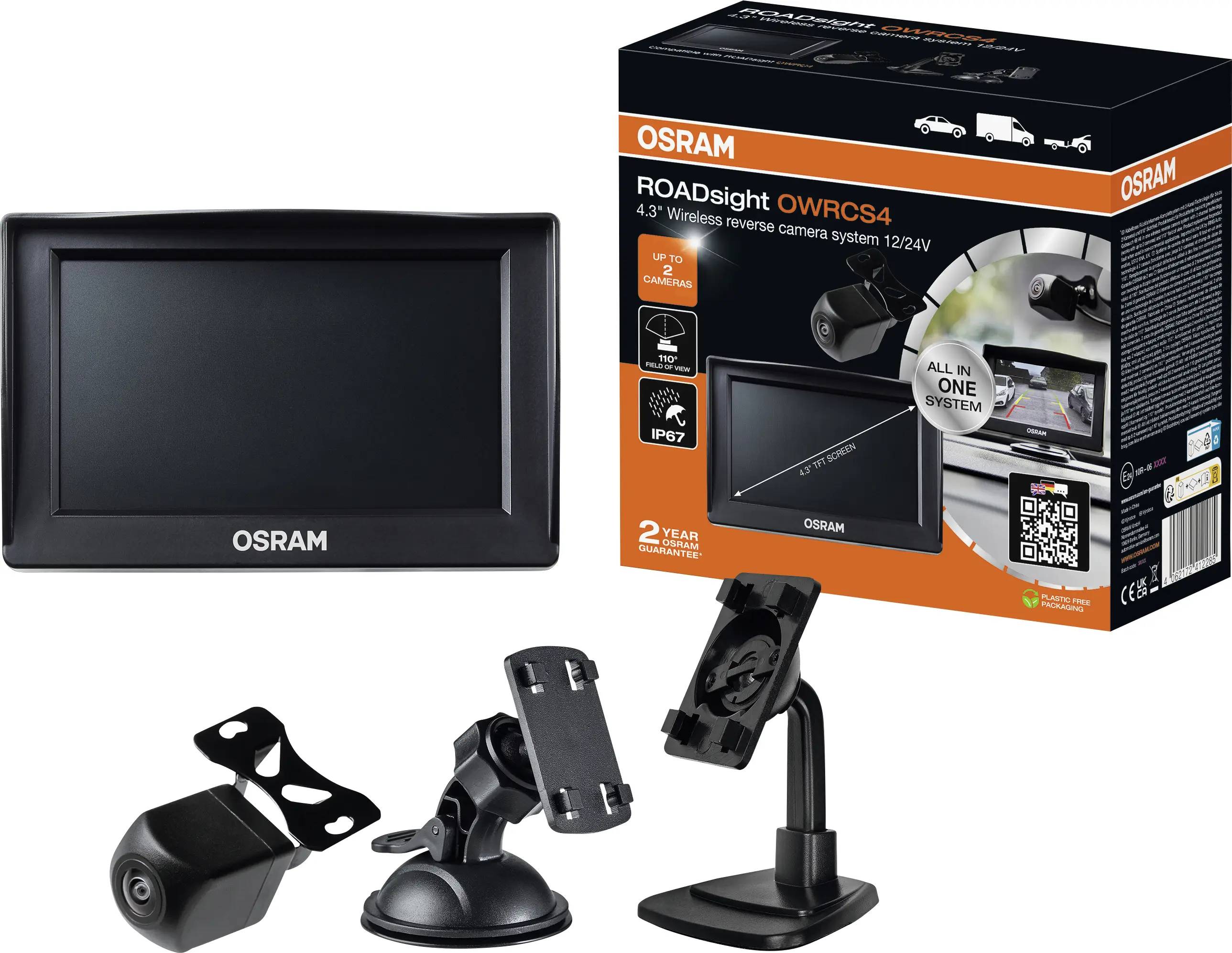 OSRAM kamera za čelní sklo, 110 ° duální kamera