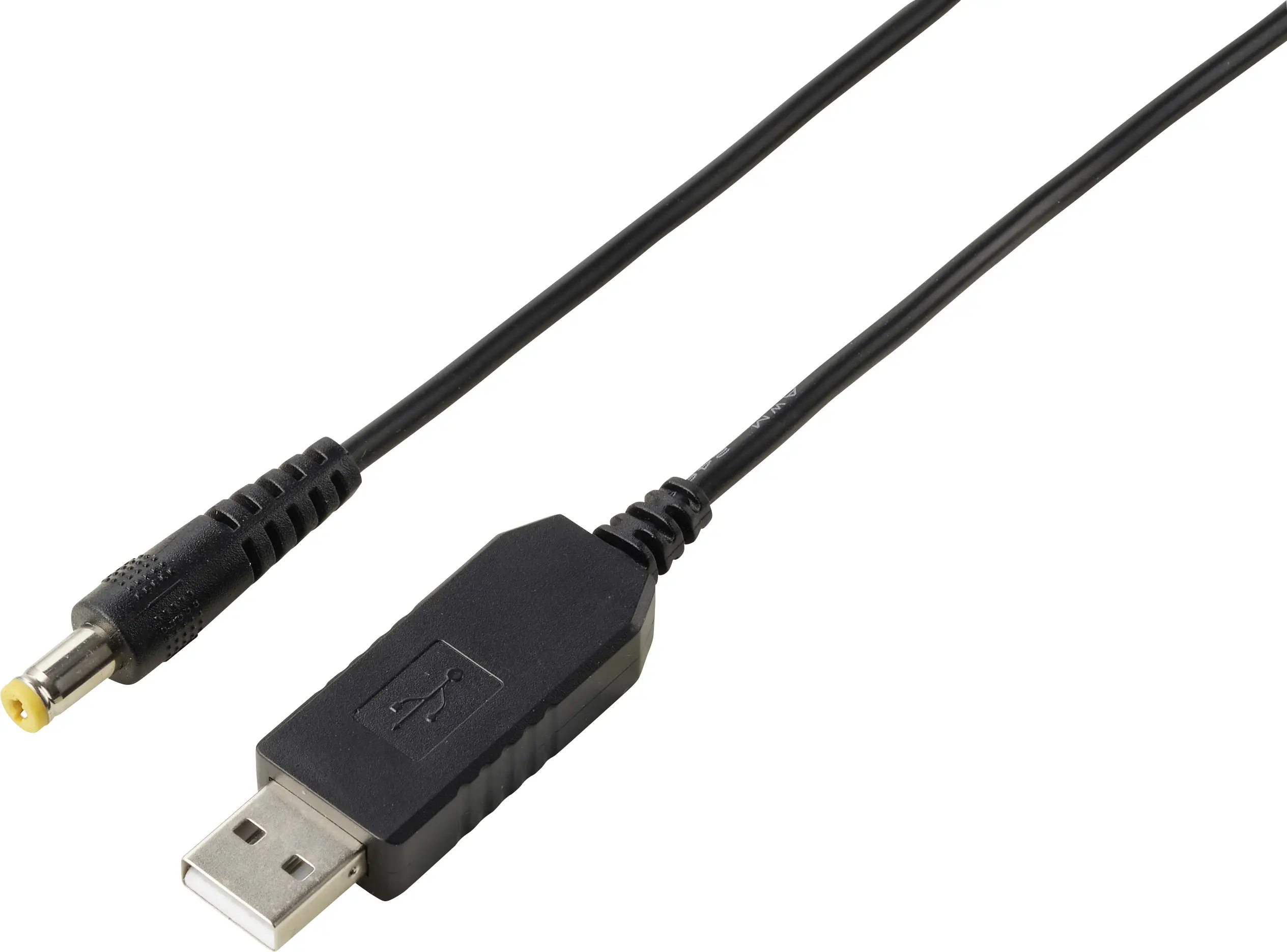 VOLTCRAFT USB měnič napětí, DC/DC měnič, s DC adaptérem, Dutá zástrčka: 5,5 x 2.1 mm., Černá