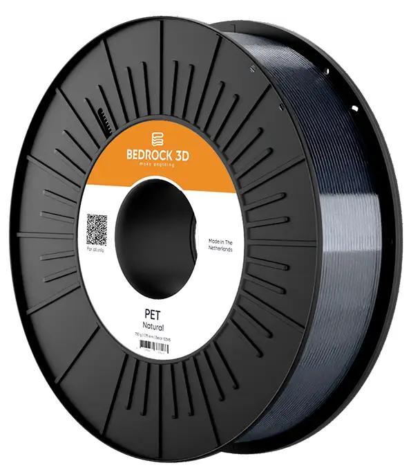 BEDROCK 3D Pet-0301b075 PET Natural 2.85 mm 750 g vlákno pro 3D tiskárny polyethylen (PET) 2.85 mm 750 g černá 1 ks BEDROCK 3D Pet-0301b075 PET Natural 2.85 mm 750 g vlákno pro 3D tiskárny polyethylen (PET) 2.85 mm 750 g černá 1 ks