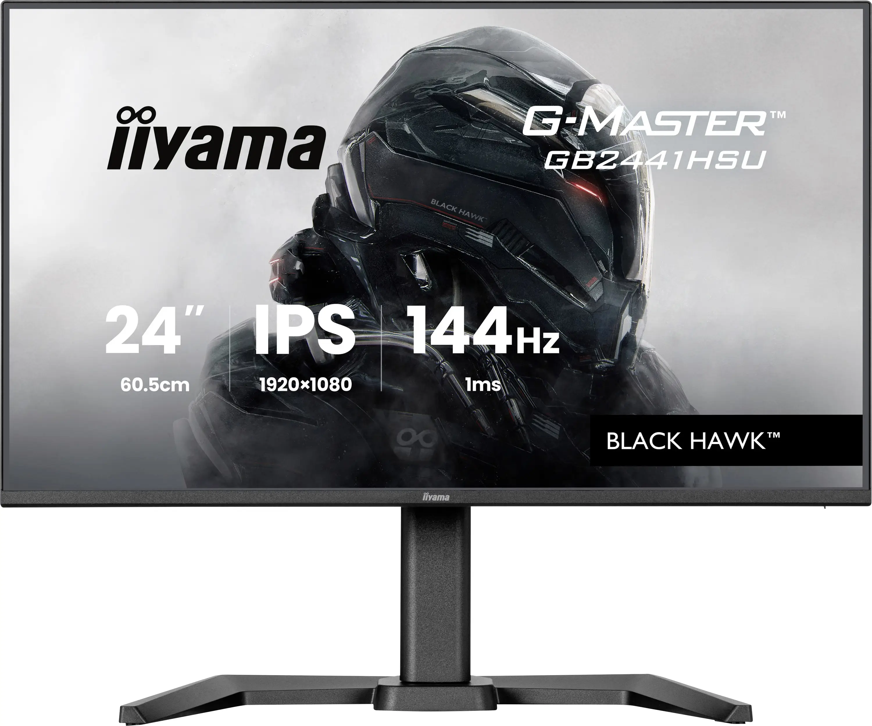 Iiyama G-MASTER herní monitor 60.5 cm (23.8 palec)1920 x 1080 Pixel, 16:9, 1 ms, IPS LED