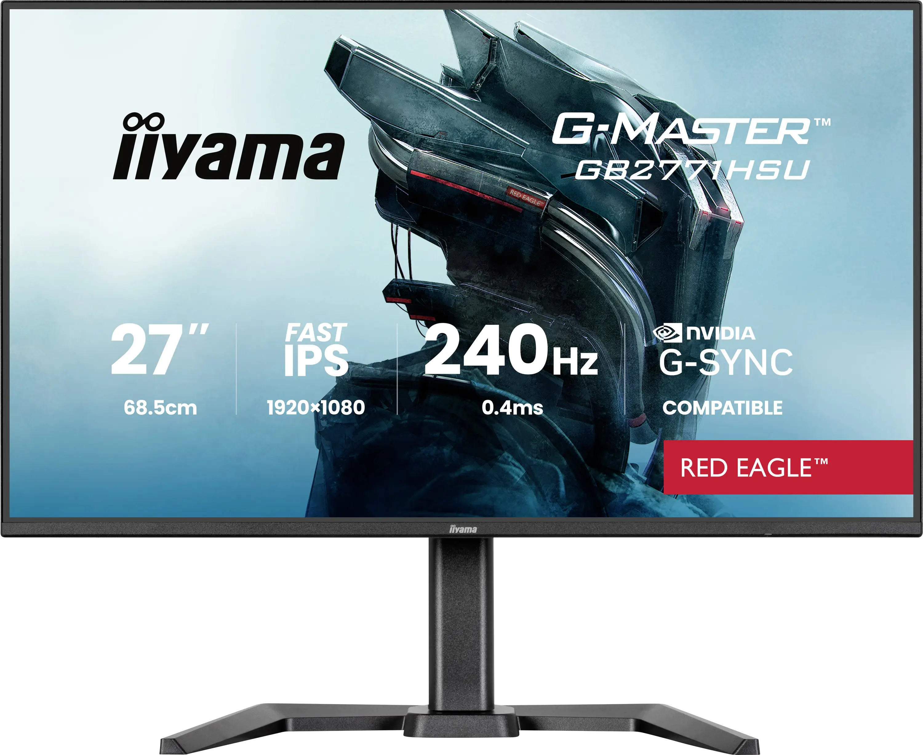 Iiyama G-MASTER herní monitor 68.6 cm (27 palec)1920 x 1080 Pixel, 16:9, 1 ms, IPS LED