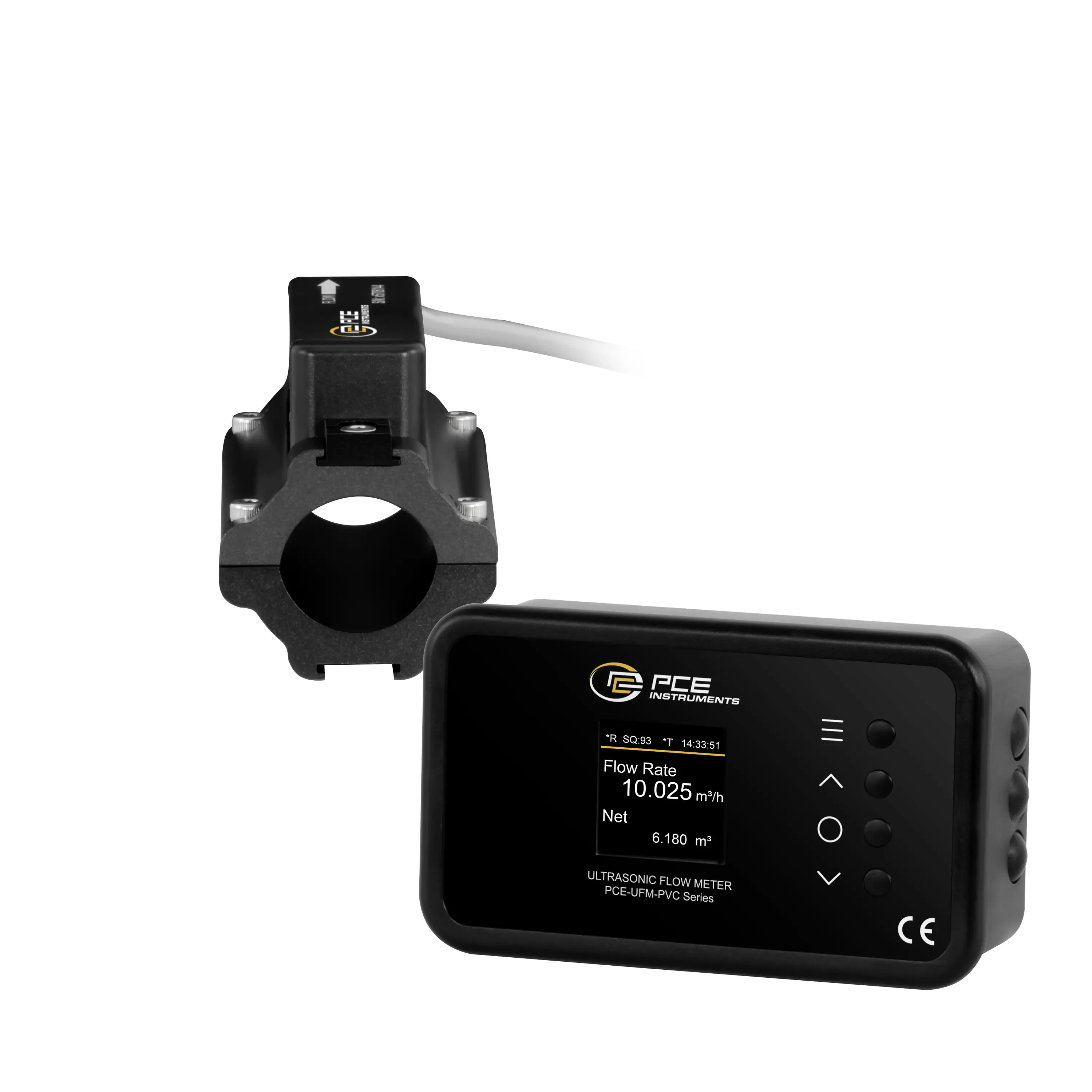 PCE Instruments Průtokový měřič PCE-UFM 50PVC Provozní napětí (rozsah): 44 - 57 V/DC Měřicí rozsah: 0.03 - 5 m/s 1 ks
