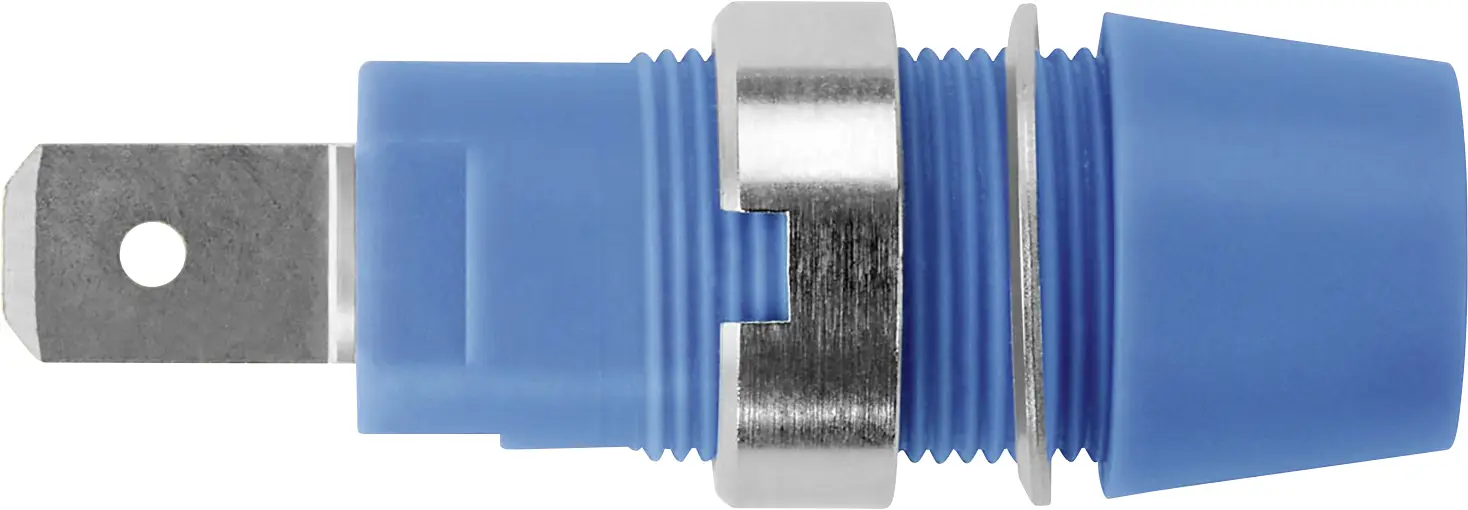 Schützinger bezpečnostní montážní zásuvka 4 mm zásuvka modrá 1 ks Piece Schützinger bezpečnostní montážní zásuvka 4 mm zásuvka modrá 1 ks Piece