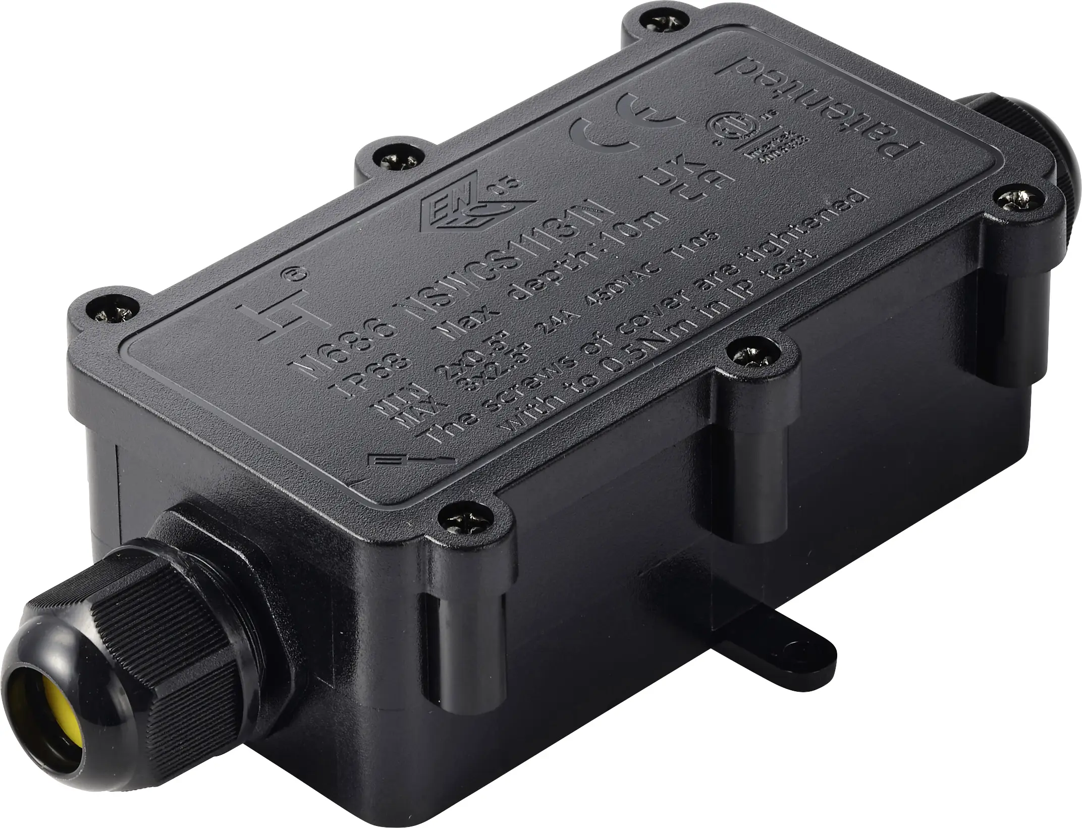 TRU Components zásuvka pro odkládání IP68, 2 vstupy, 0,5 - 2,5 m² TC-14745276 černá TRU COMPONENTS Množství: 1 ks TRU Components zásuvka pro odkládání IP68, 2 vstupy, 0,5 - 2,5 m² TC-14745276 černá TRU COMPONENTS Množství: 1 ks