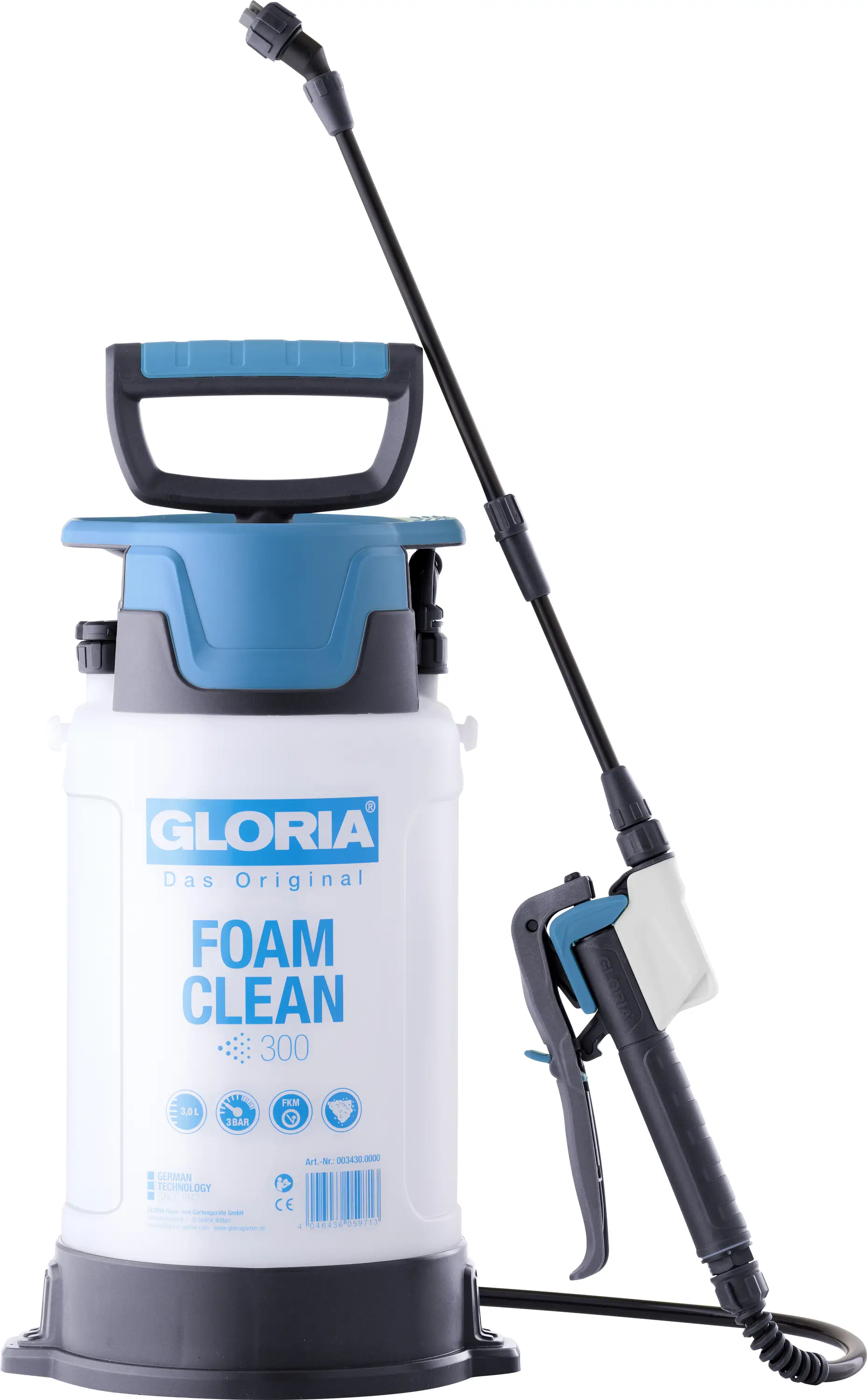 Gloria Haus und Garten 003430.0000 FOAMCLEAN 300 tlakový rozprašovač 3 l Gloria Haus und Garten 003430.0000 FOAMCLEAN 300 tlakový rozprašovač 3 l