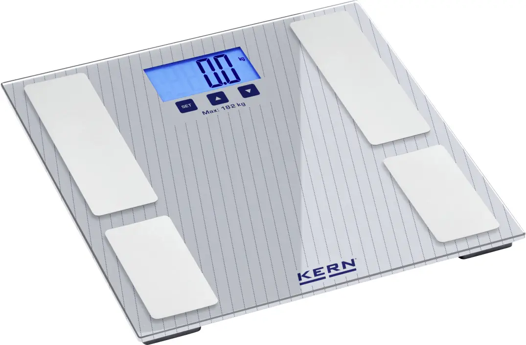 Kern váha s diagnostikou tělesných parametrů MFB 150K100 Max. váživost=182 kg Kern váha s diagnostikou tělesných parametrů MFB 150K100 Max. váživost=182 kg