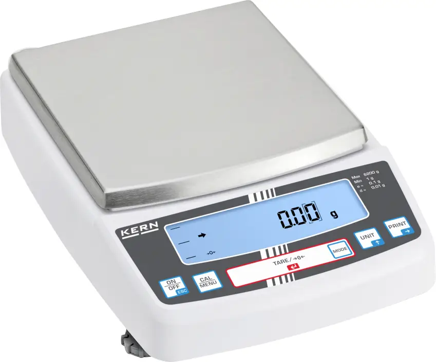 Kern přesná váha Max. váživost 6200 g Kern přesná váha Max. váživost 6200 g