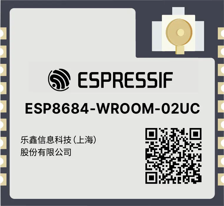 Espressif ESP8684-WROOM-02UC-N4 WiFi modul WiFi/Bluetooth Modul ESP8684 Tape on Full reel Espressif ESP8684-WROOM-02UC-N4 WiFi modul WiFi/Bluetooth Modul ESP8684 Tape on Full reel